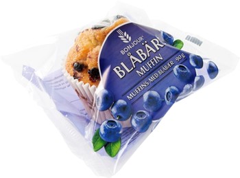 Blåbärsmuffin styckepackad