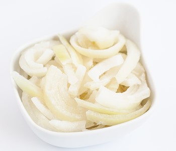 Lök skivad