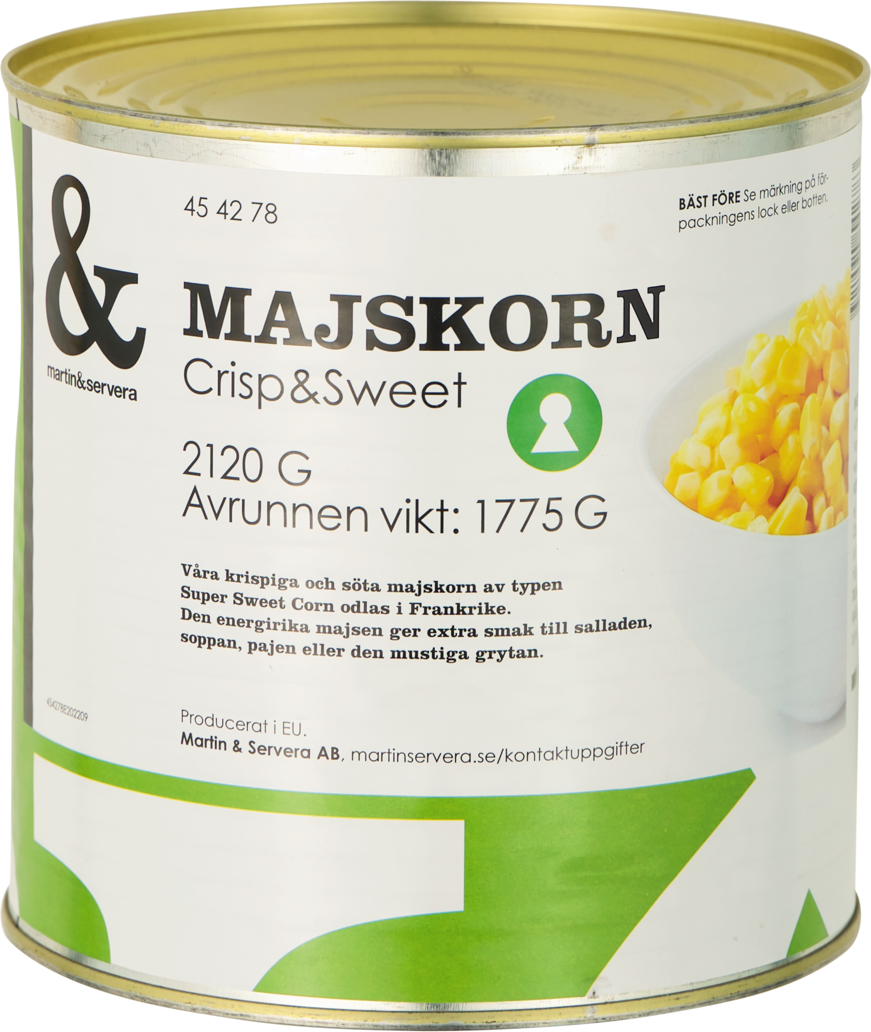 Majskorn crisp