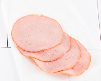 Medwurst kokt skivad