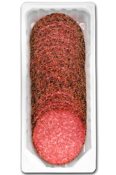 Pepparsalami skivad