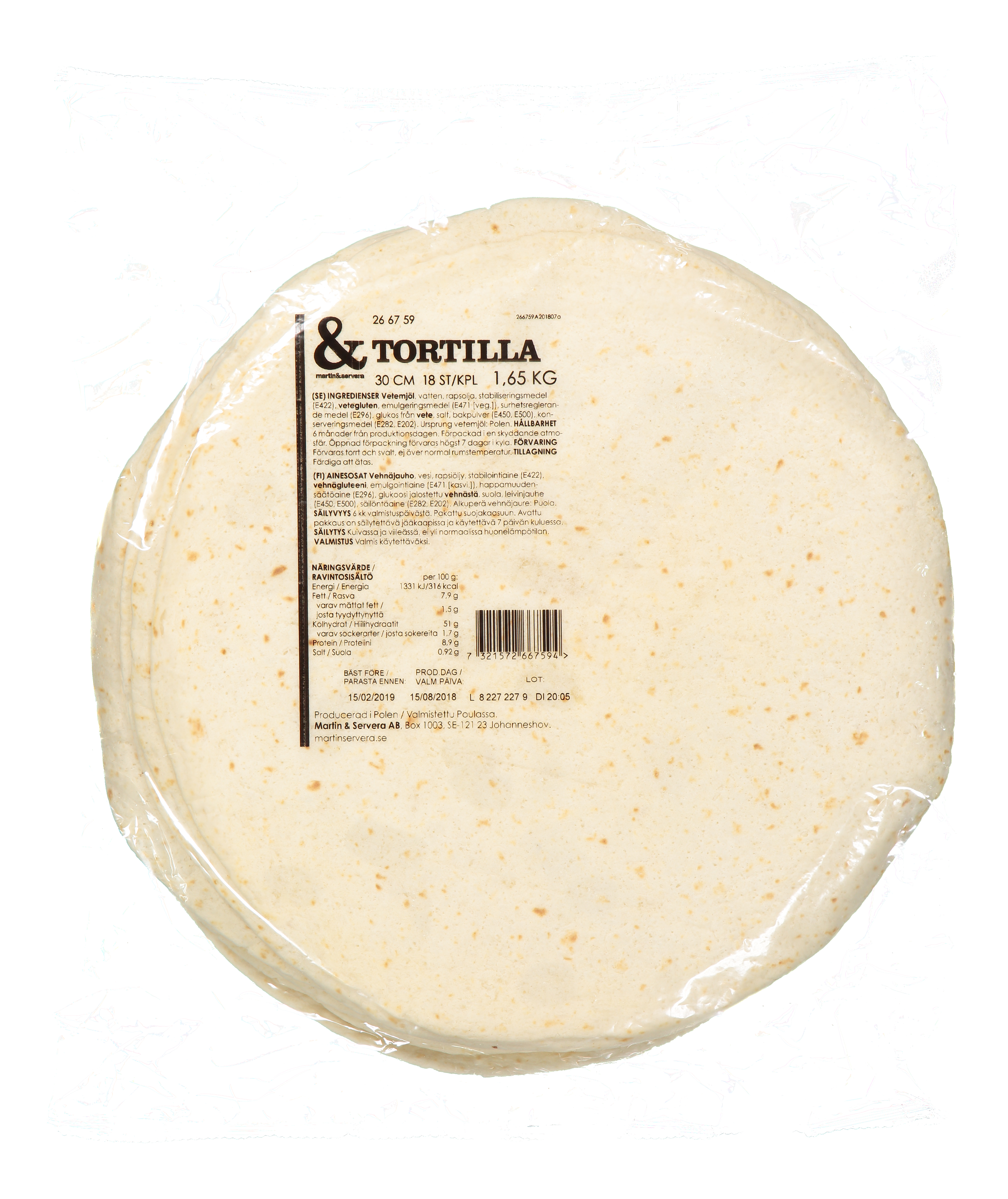 Tortilla 30 cm