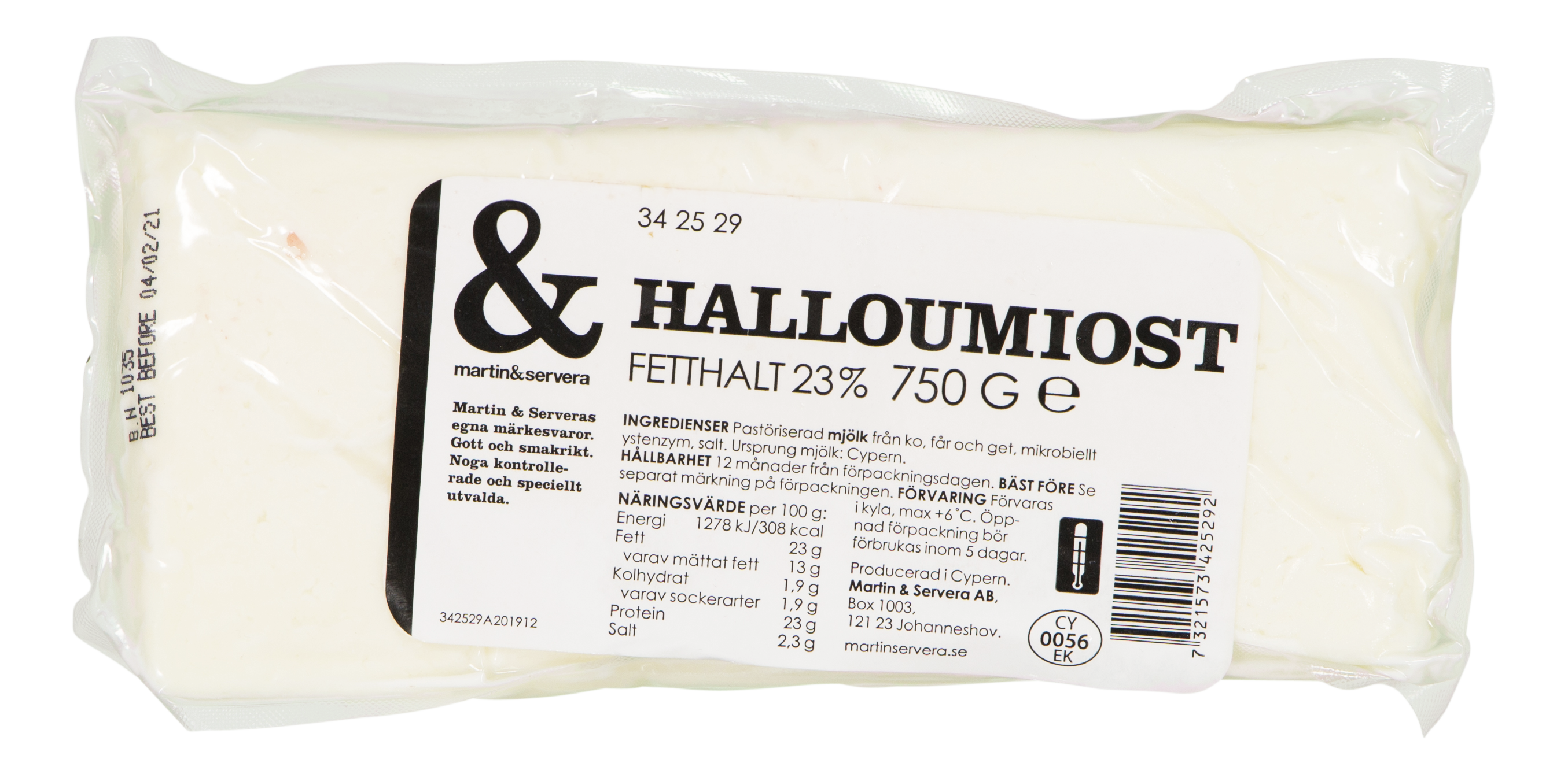 Halloumi block PDO