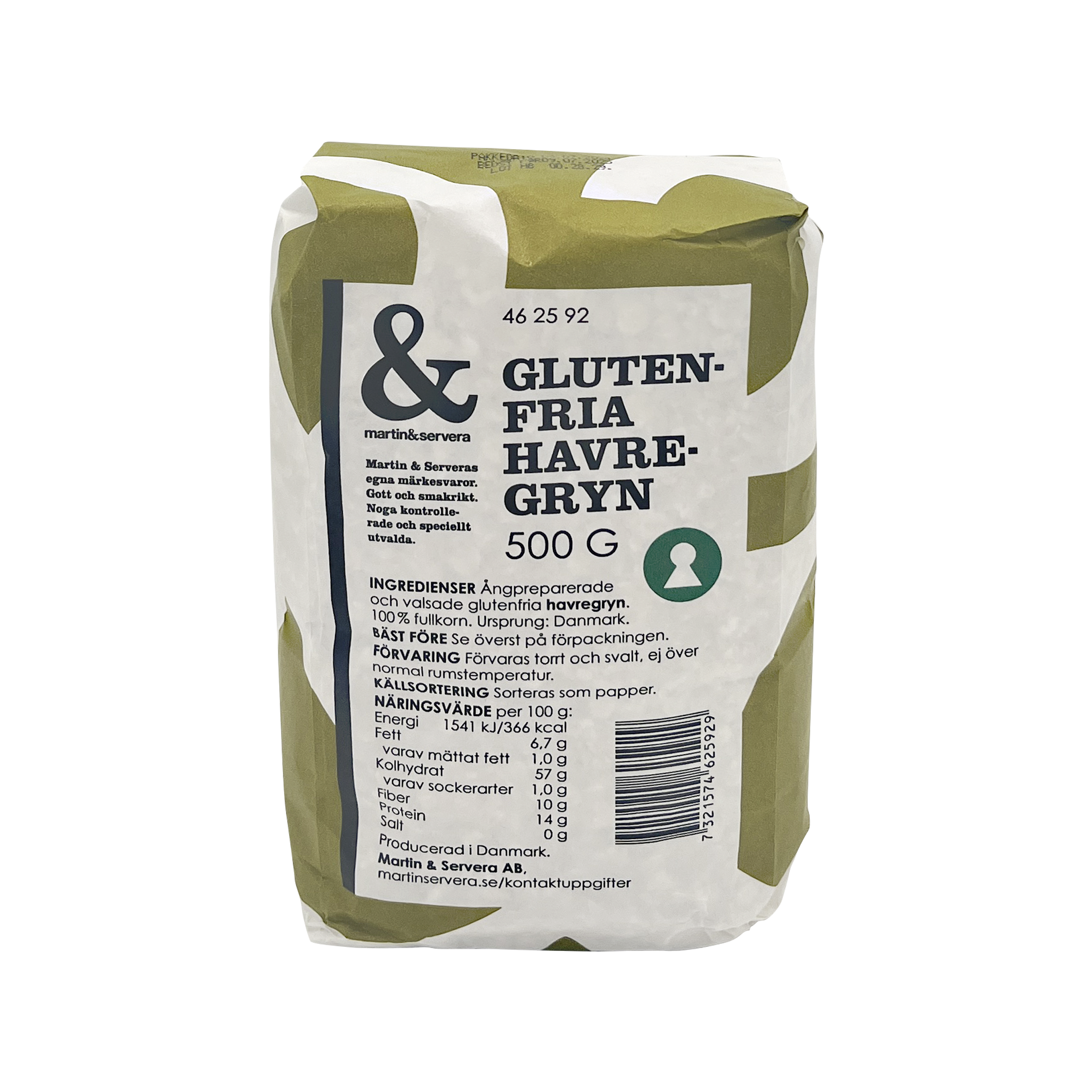 Havregryn glutenfria 