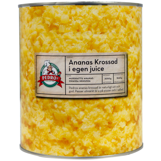 Ananas krossad i E.J.