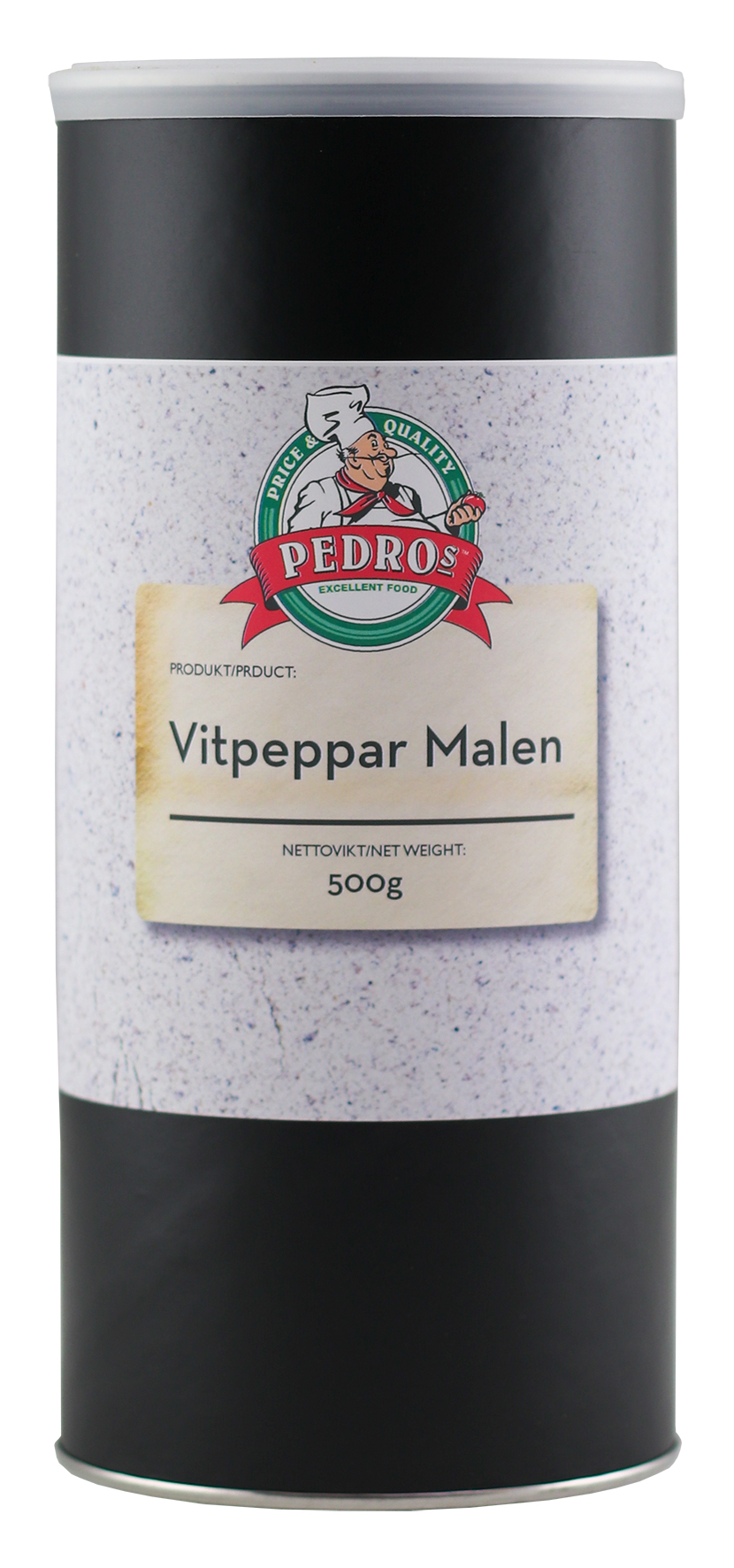 Vitpeppar malen