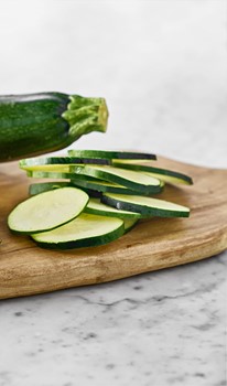 Zucchini skivad