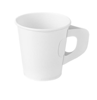 Kaffebägare i papper med öra
