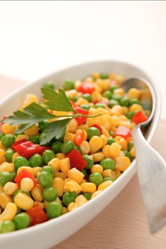 Ärtor, majs & paprika