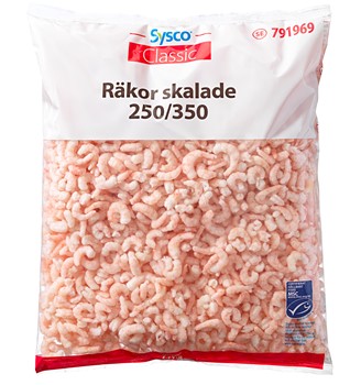 Skalade räkor