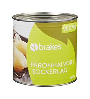 Päronhalvor socker