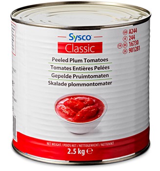 Tomater hela skalade