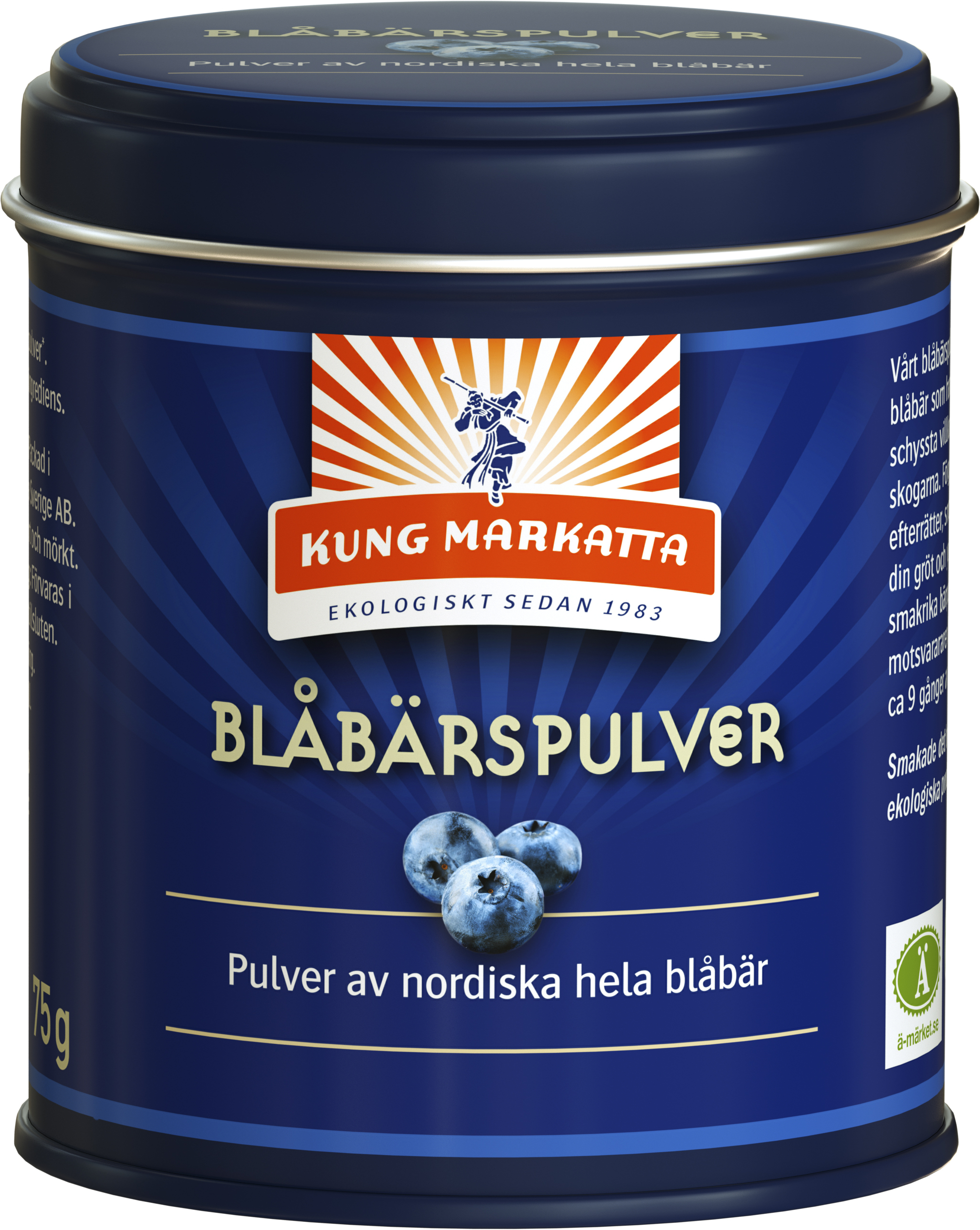 Blåbärspulver KRAV