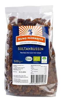 Russin Ekologiska Sultanas
