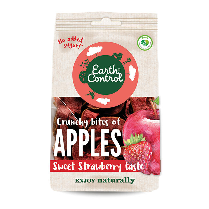 Apple bites Strawberry