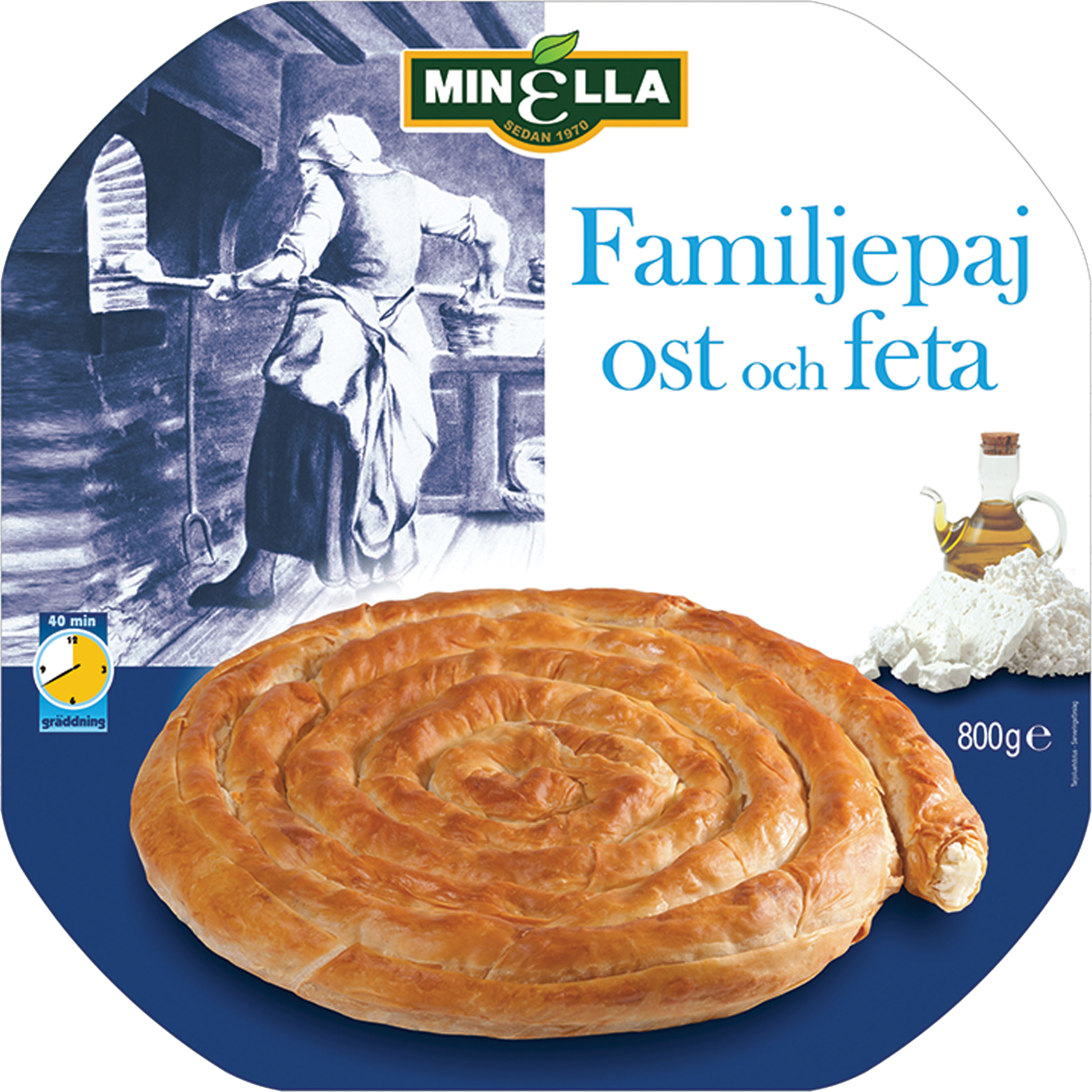 Familjepaj Ost och Feta