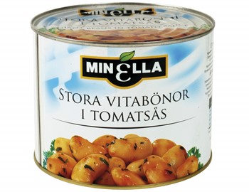 Stora vita bönor i tomatsås