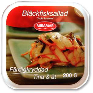 Bläckfisksallad