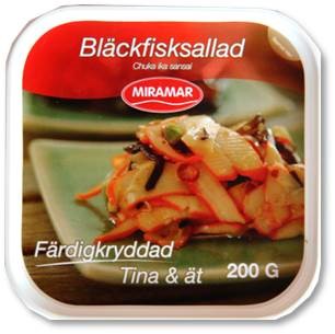 Bläckfisksallad