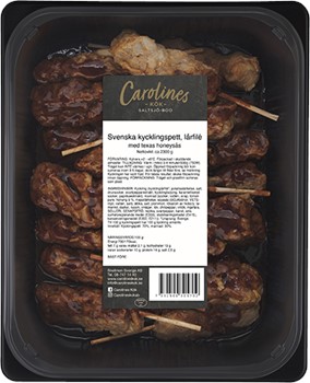 Kycklingspett texas honey, svenska