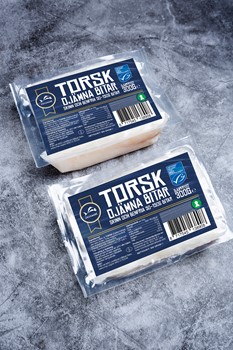 Torsk ojämna bitar