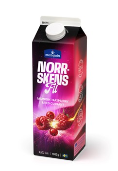 Norrskensfil Midnight Raspberry/Red