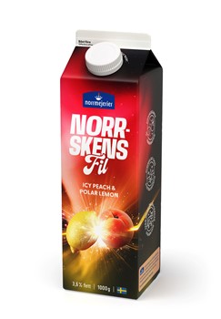 Norrskensfil Icy Peach/Polar Lemon