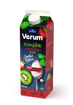 Filmjölk 3.5% Jordgubb/Kiwi