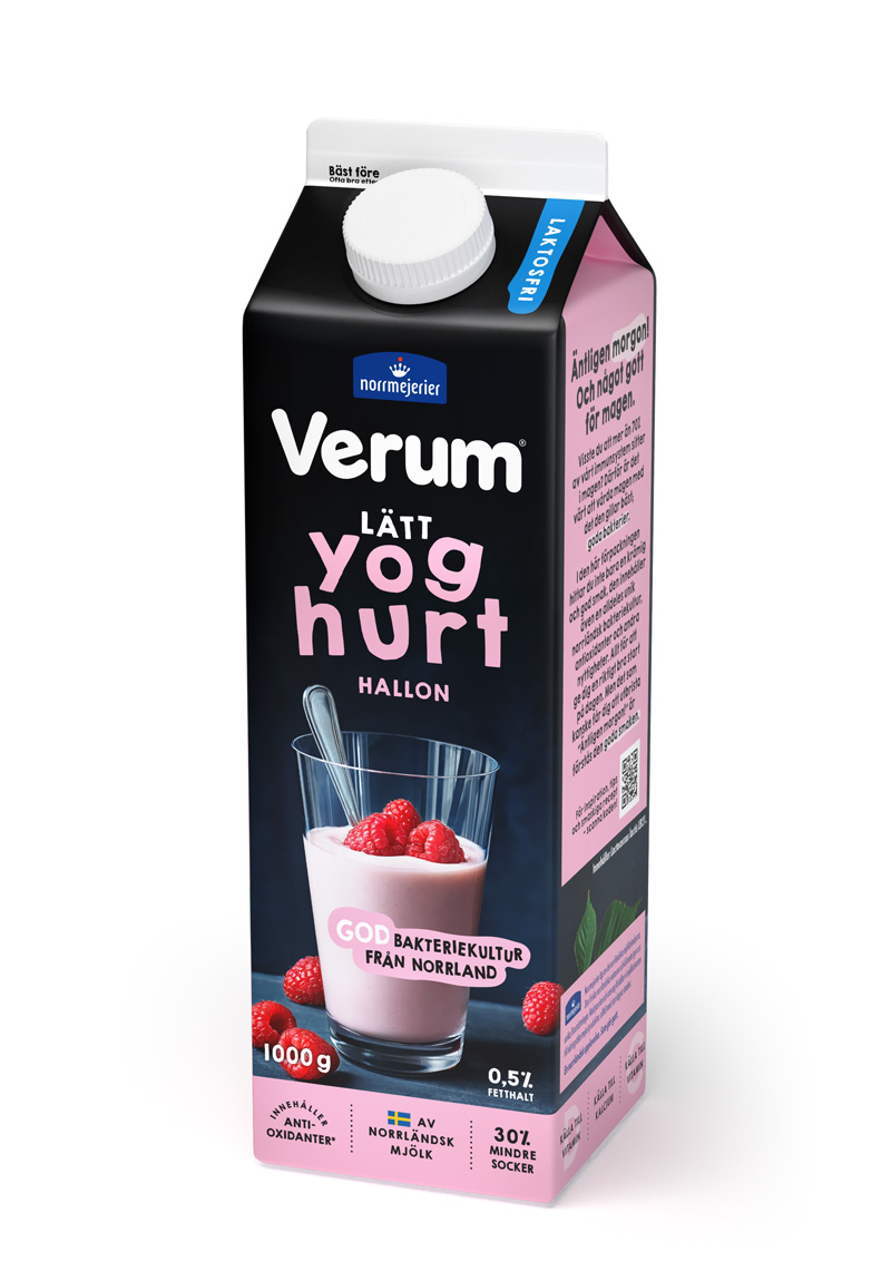 Yoghurt 0,5%Hallon