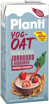YogOat Jordgubb Rabarber