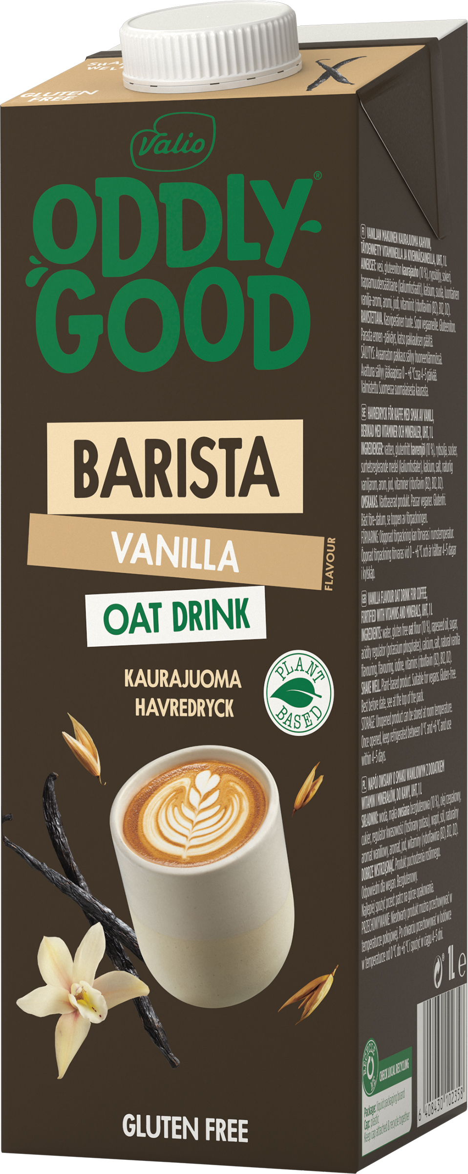 Barista havredryck vanilla UHT GF