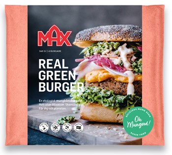 Organic REAL GREEN burger