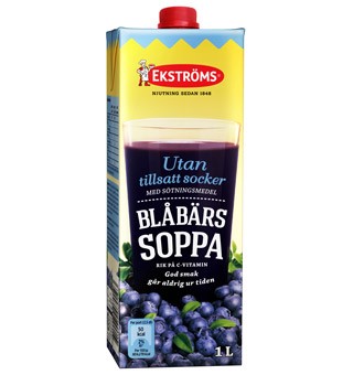 Blåbärssoppa utan tills socker