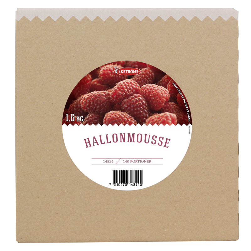 Hallonmousse