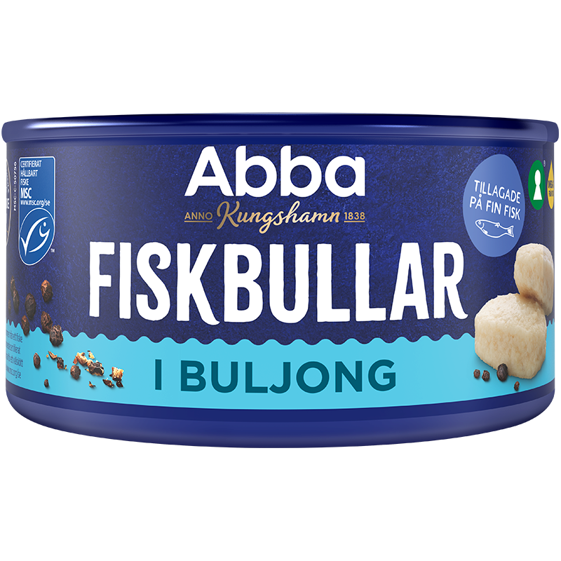 Fiskbullar i buljong