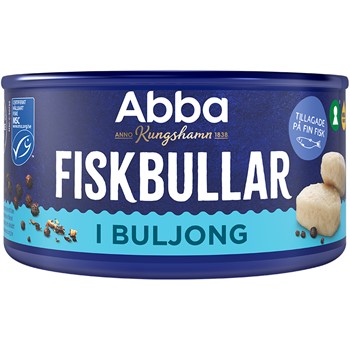 Fiskbullar i buljong