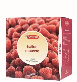Hallonmousse