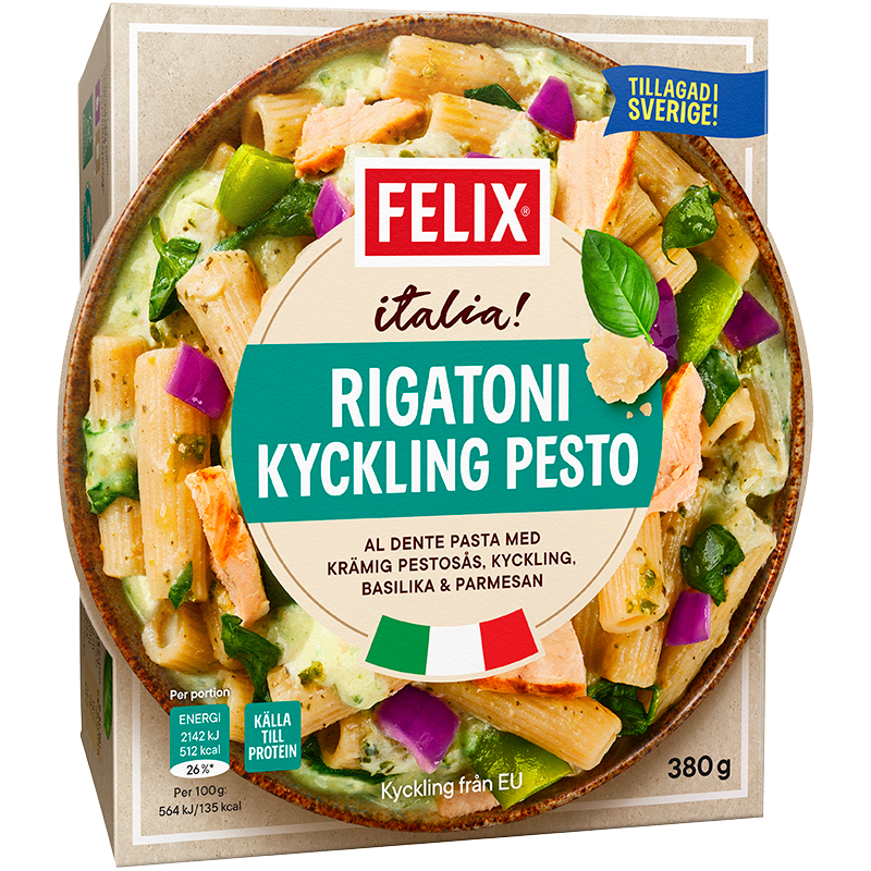 Rigatoni Kyckling/Pesto