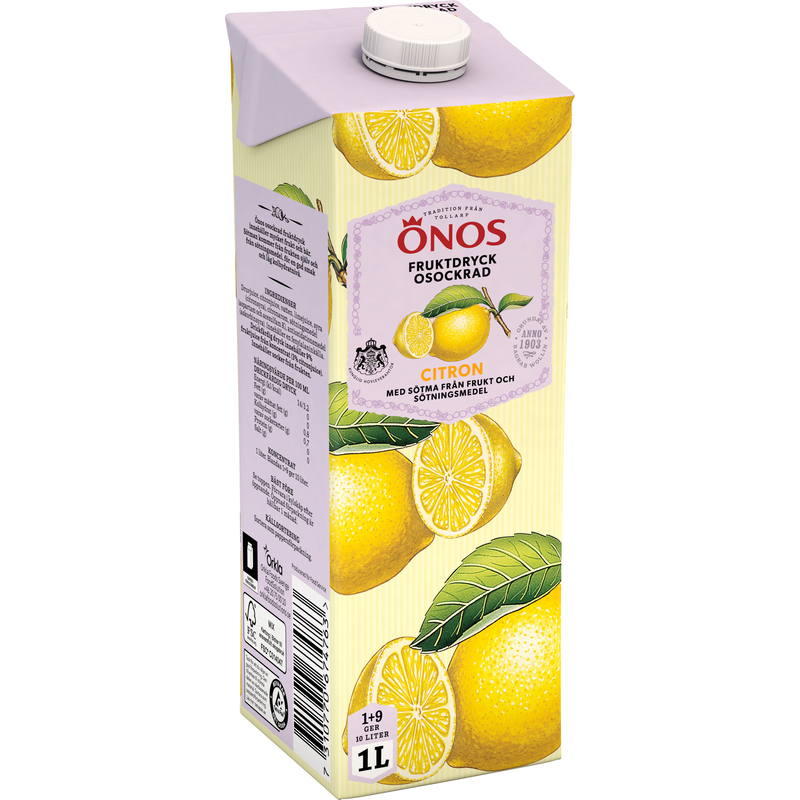 Fruktdryck Citron osockrad