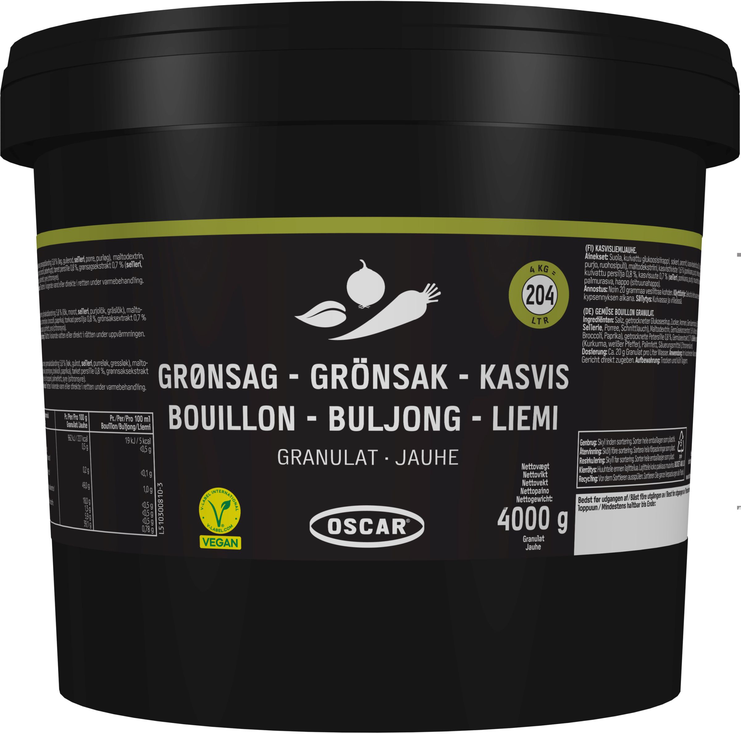 Grönsaksbuljong granulat