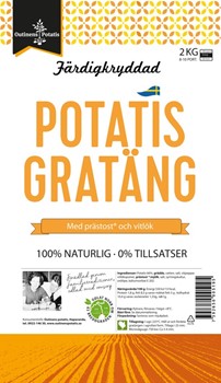 Färdigkryddad potatisgratäng