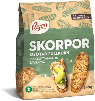 Fullkorn skorpor