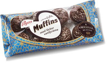 Cremefyllda Chokladmuffins
