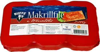 Makrillfilé 3-pack