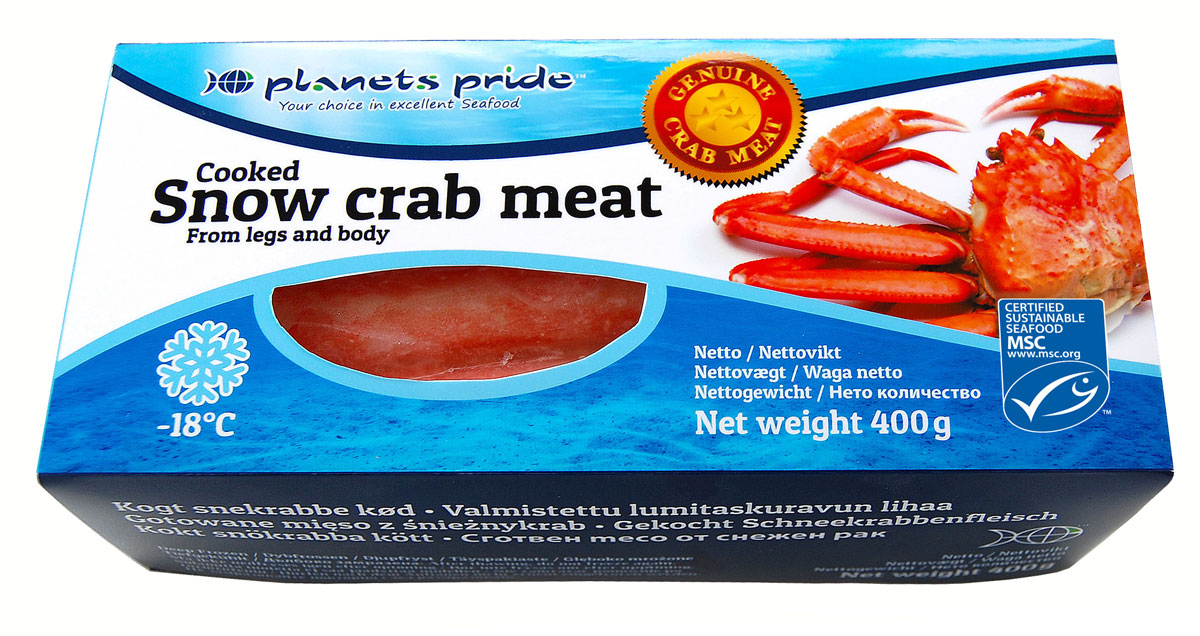 Snow Crab Meat Canadian 35/65. MSC.