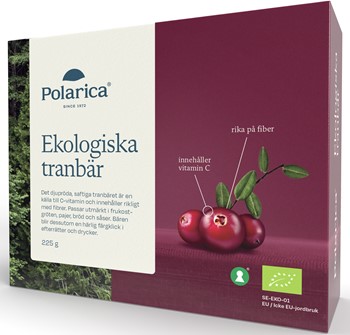 Tranbär ekologiska 225g