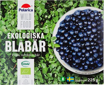 Blåbär KRAV 10x225g