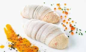 Rödspättafilé med rökt laxmousse