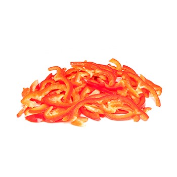 Paprika röd skivad