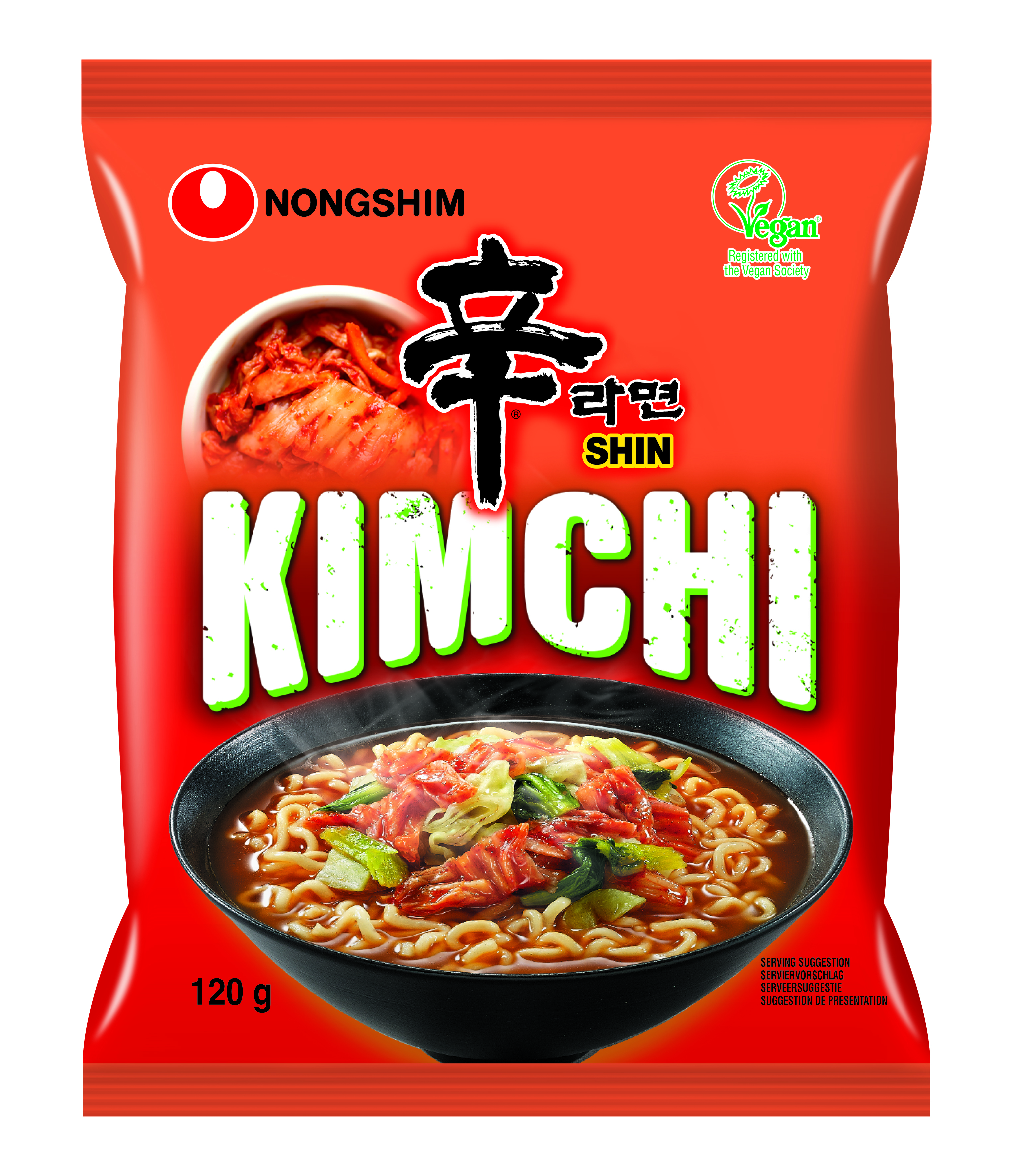 Snabbnudlar Nongshim Kimchi Ramyun